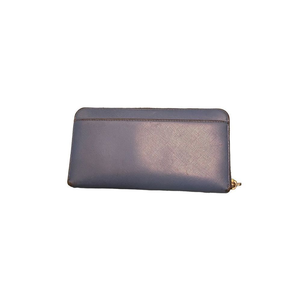 Kate Spade Zip Around Wallet - Blue Leather - Picture 2 of 6
